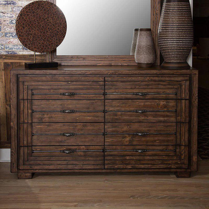 Carrollton Dresser in Rustic Ranch