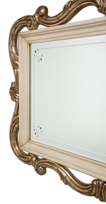 Platine de Royale Wall Mirror in Champagne