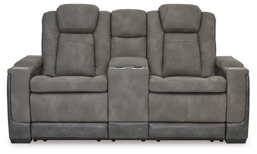 Next-Gen DuraPella Power Reclining Loveseat with Console