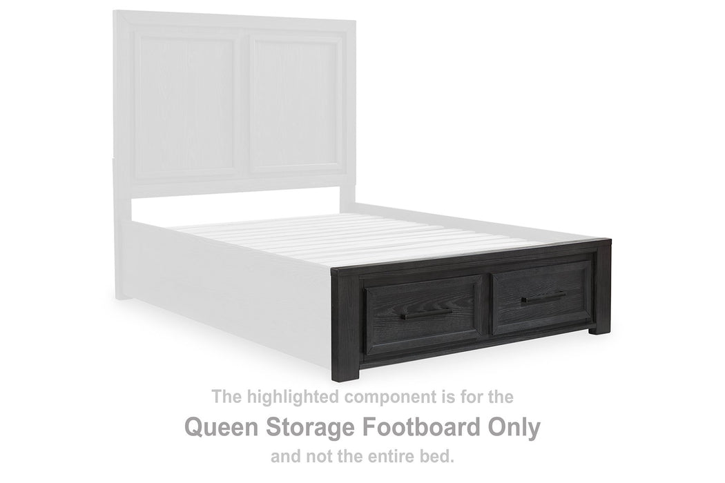 Foyland Panel Storage Bed