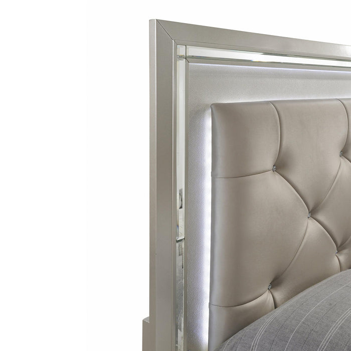 Platinum King Panel Bed