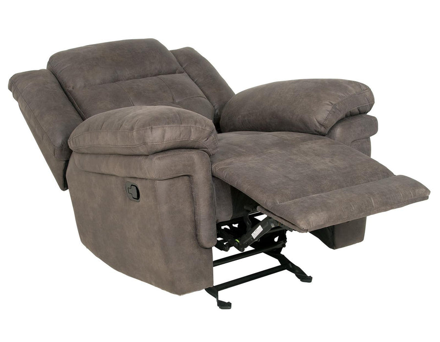 Steve Silver Anastasia Manual Glider Recliner in Grey